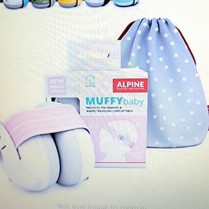 Alpine Muffy Baby Ear Protection Noise Reduction prevent hearing damage pink New